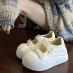 Damen Bequeme Plateau-Sneaker mit verstellbarem Klettverschluss R&B