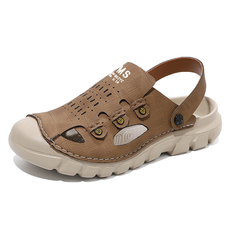 Herren Atmungsaktive Outdoor-Sandalen mit flexiblem Fußbett und rutschfester Sohle R&B
