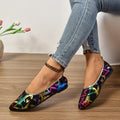 Damen elegante Ballerinas mit buntem Design R&B
