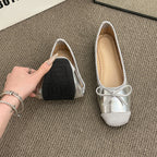 Damen Ballerinas mit modischem Glitzerakzent und flexiblem Sohlenprofil R&B