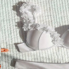 Damen Triangel-Bikini mit floralen Applikationen und elegantem Design R&B
