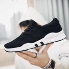 Damen Sportliche Leichtgewicht Sneakers mit atmungsaktiver Strickoberfläche R&B