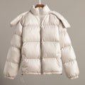 Damen Modische Steppjacke mit hochschließendem Kragen und voluminösen Ärmeln R&B