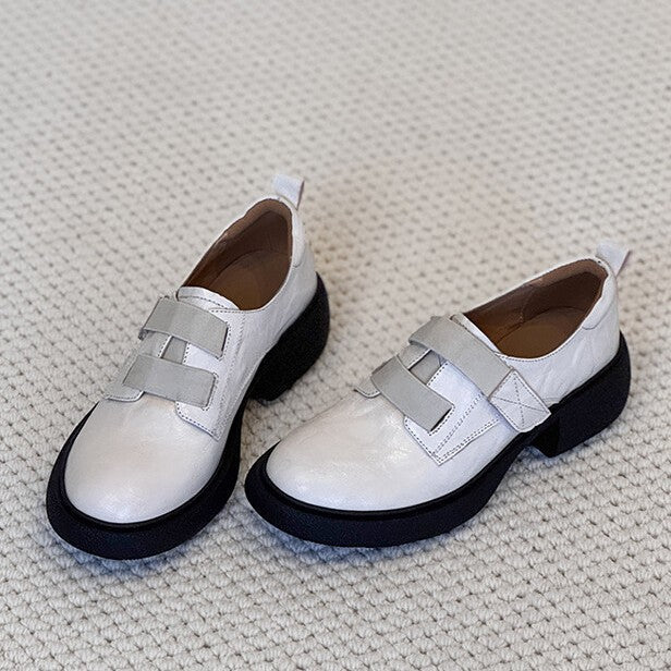 Damen bequeme Schnürschuhe mit elastischen Riemen