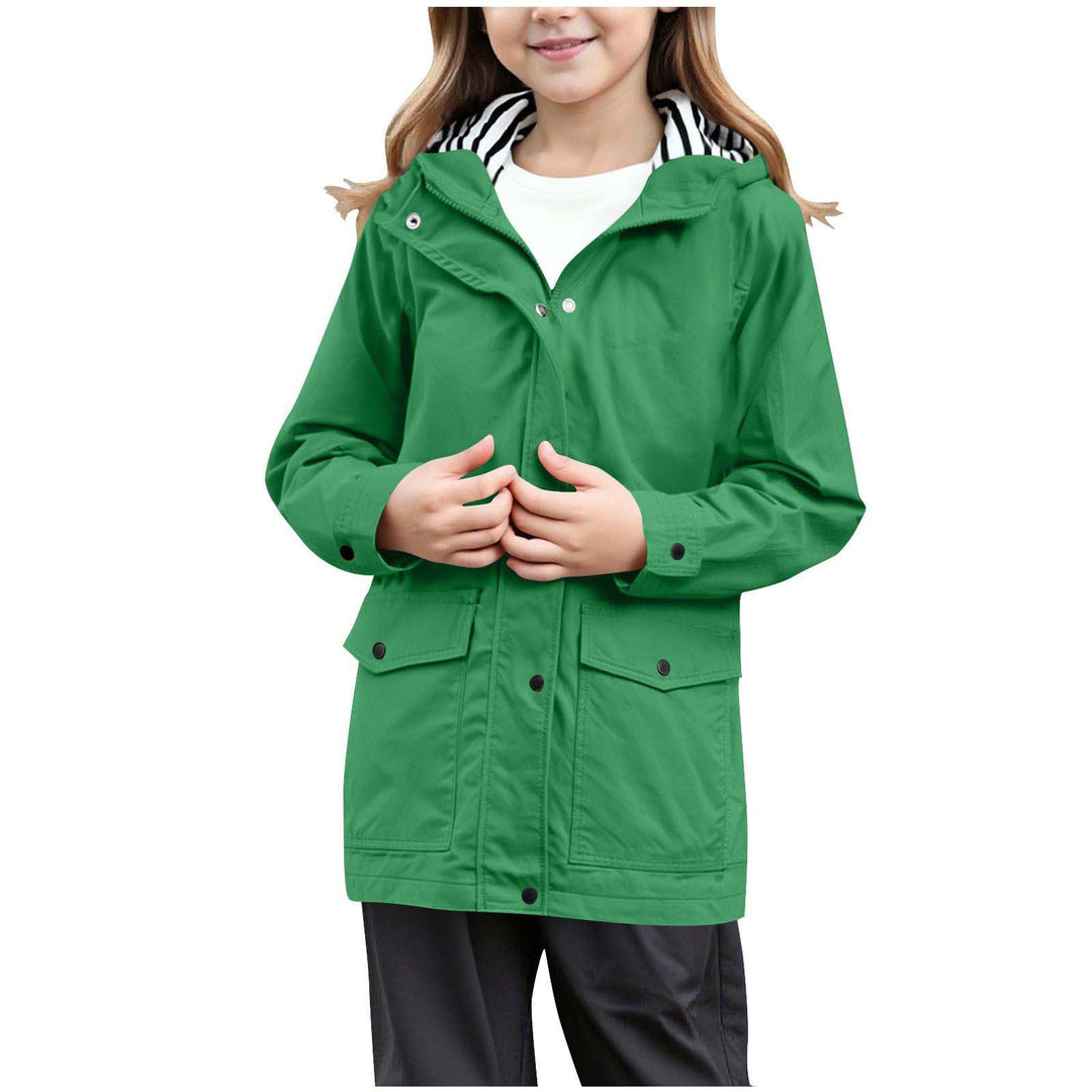 Damen wetterfeste Parkajacke mit praktischen Taschen und verstellbarem Kapuzenkragen R&B