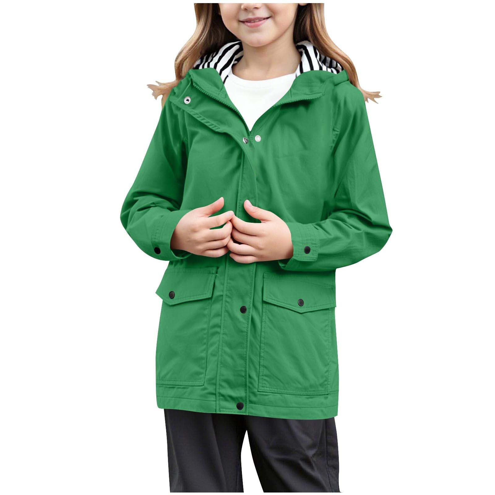Damen wetterfeste Parkajacke mit praktischen Taschen und verstellbarem Kapuzenkragen R&B