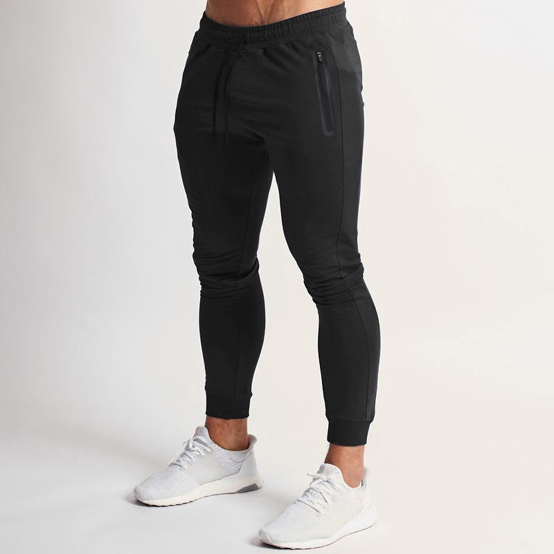 Herren Slim-Fit Jogginghose mit praktischen Reißverschlusstaschen R&B