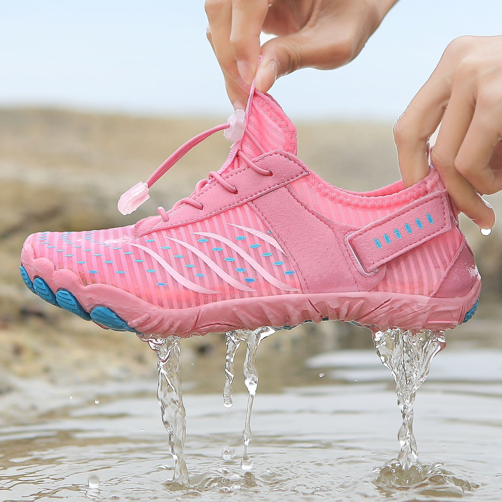 Damen Multifunktionale Wassersport-Schuhe mit elastischem Schnellschnürsystem R&B