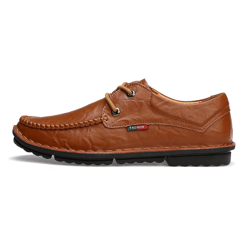 Herren Elegante und bequeme Lederhalbschuhe R&B