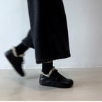 Damen gemütliche Schnürschuhe mit warmem Fleece-Futter R&B