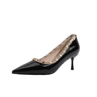 Damen elegante Stiletto-Pumps mit Glitzerverzierungen R&B