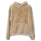 Damen kuscheliger Kapuzenpullover aus Fleece R&B