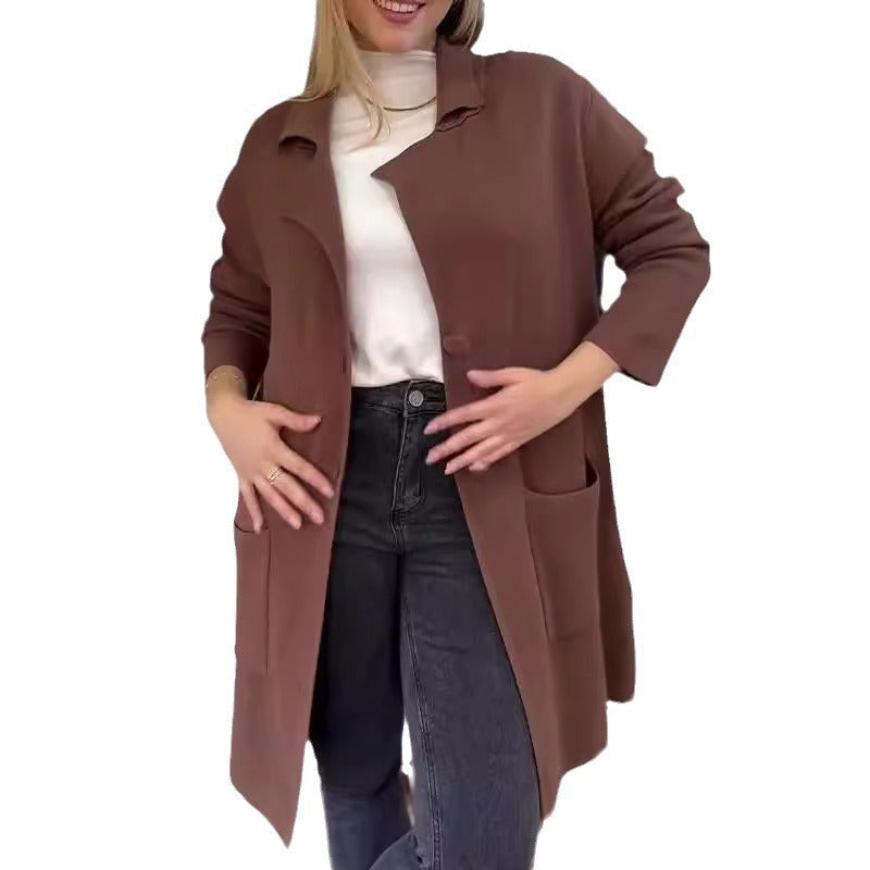 Damen Elegante und bequeme Übergangsjacke mit praktischen Taschen R&B