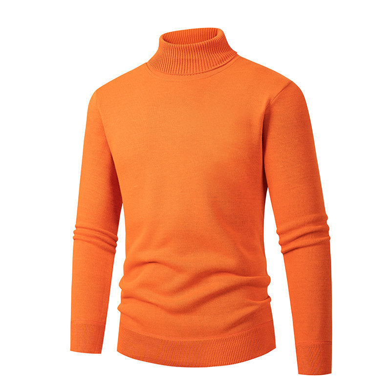 Herren eleganter Rollkragenpullover aus hochwertigem Material R&B