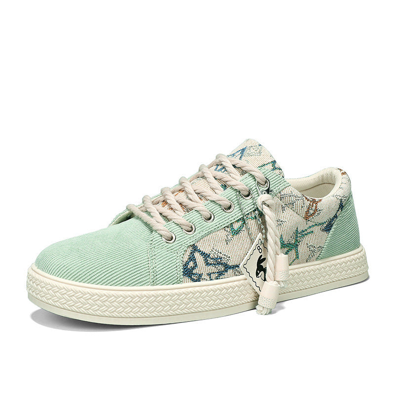 Damen Modische Sneakers mit einzigartigem Textil-Design
