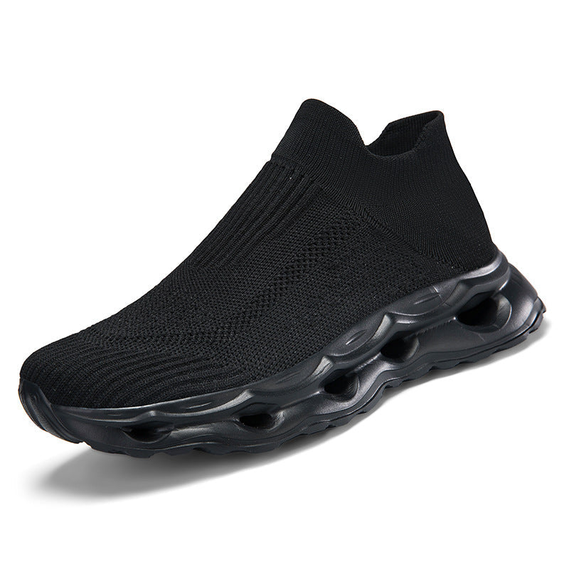 Damen Hochentwickelte Sportliche Sneakers mit elastischem Strickoberteil und dämpfender Sohle R&B