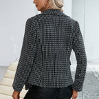 Damen schicke Tweed-Blazer R&B