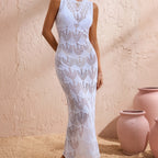Damen glamouröses Pailletten-Minikleid R&B
