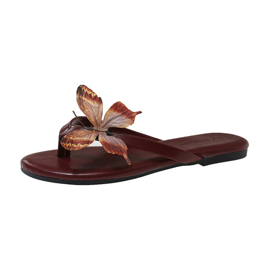 Damen elegante Mules mit floralem Design und komfortablem Absatz R&B