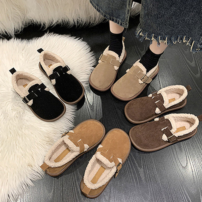 Warme und bequeme flache Schuhe R&B