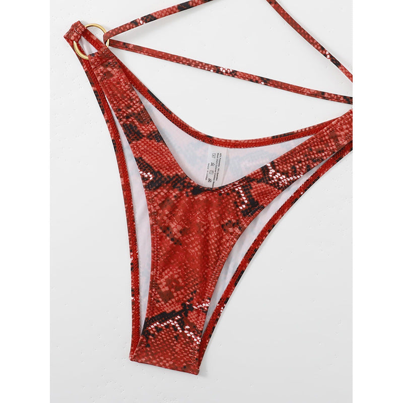 Damen Bandeau-Bikini mit kreuzenden Trägern R&B
