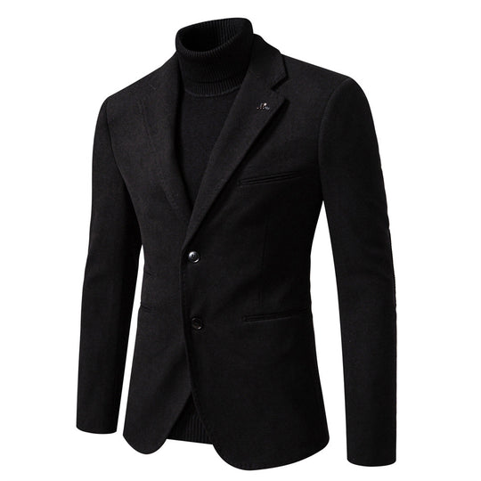 Herren Blazerjacke mit hohem Kragen R&B