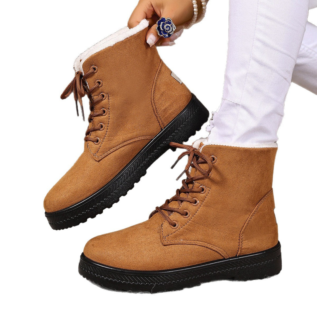 Damen Warm Gefütterte Winterstiefel R&B