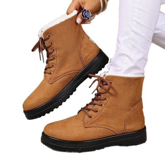 Damen Warm Gefütterte Winterstiefel R&B