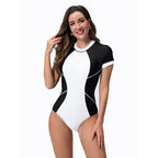 Damen Slim Fit Einteiler Badeanzug mit sportlicher Passform R&B