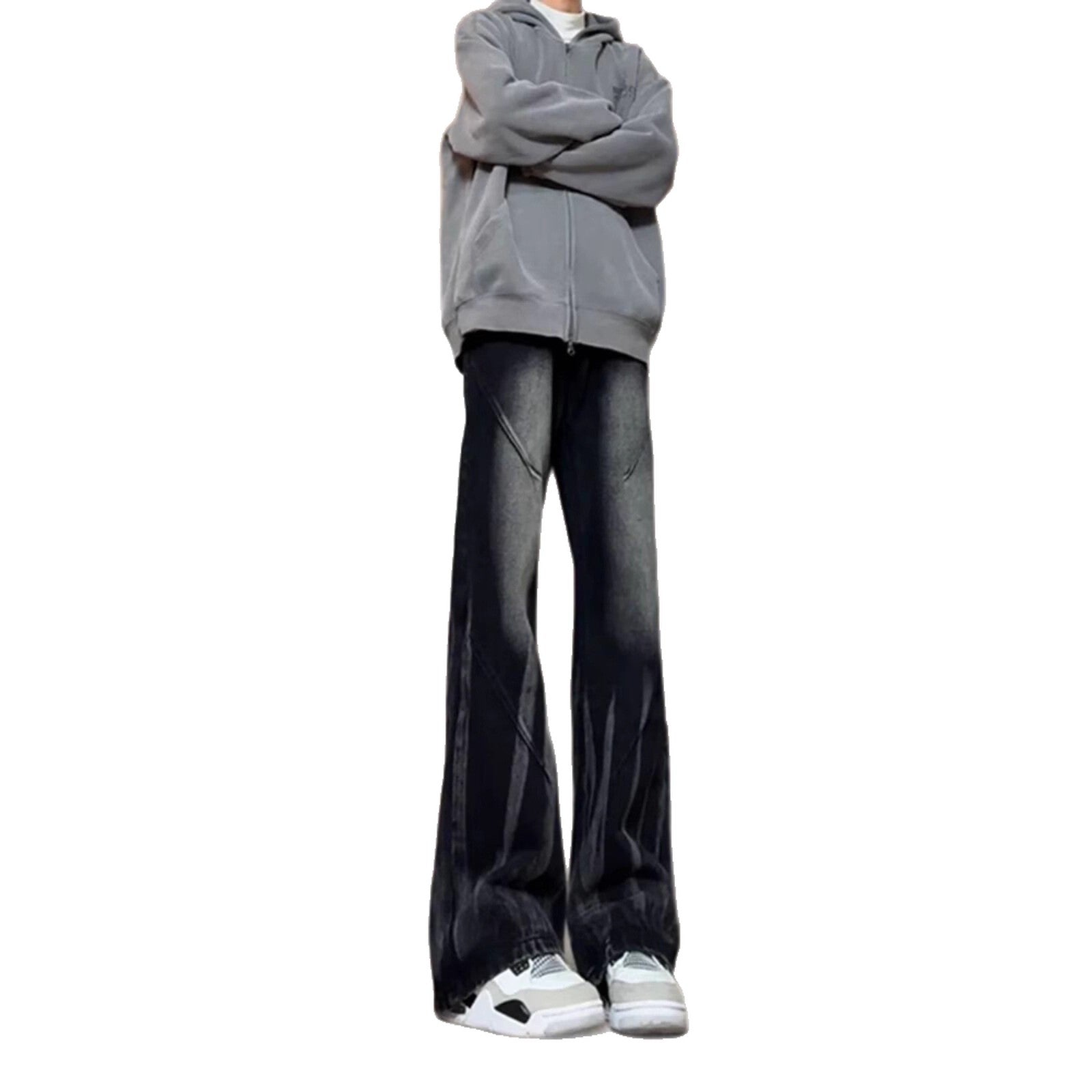Herren lässige baggy Jeans im used Look