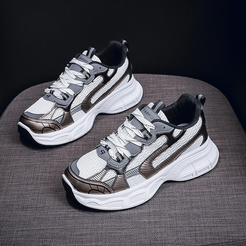 Damen Sportliche Chunky Sneakers mit dämpfender Sohle und atmungsaktivem Obermaterial R&B