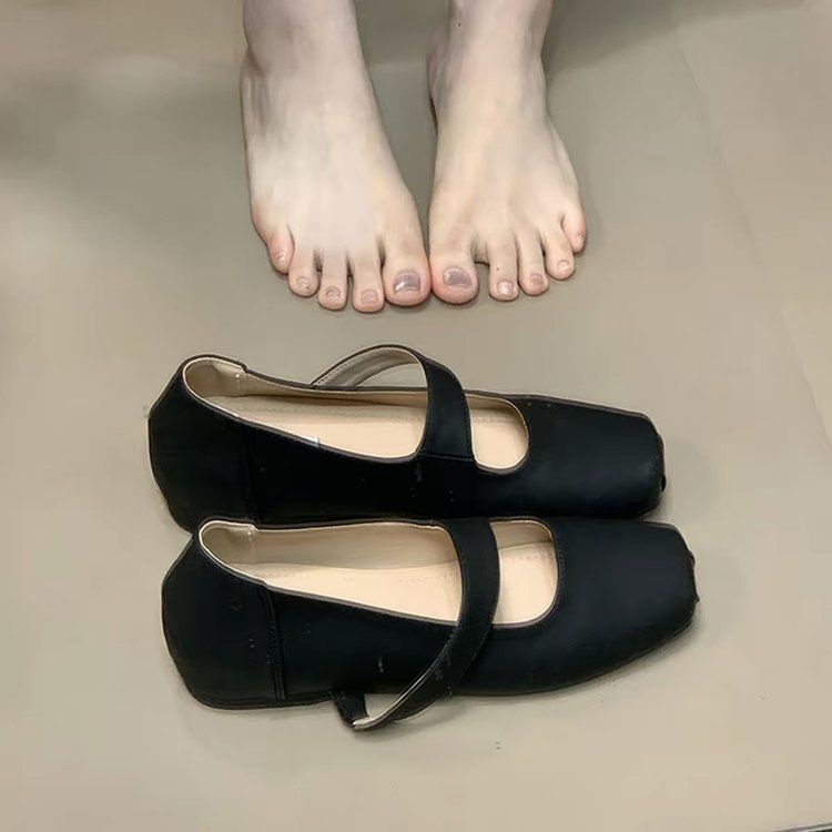 Damen elegante Ballerinas mit verstellbarem Riemen R&B