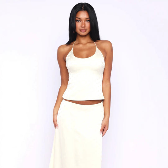 Damen romantisches Oberteil mit schulterfreiem Design R&B