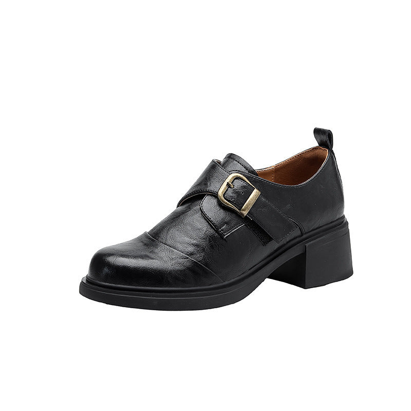 Damen Komfortable und stilvolle Schnür-Blockabsatzschuhe