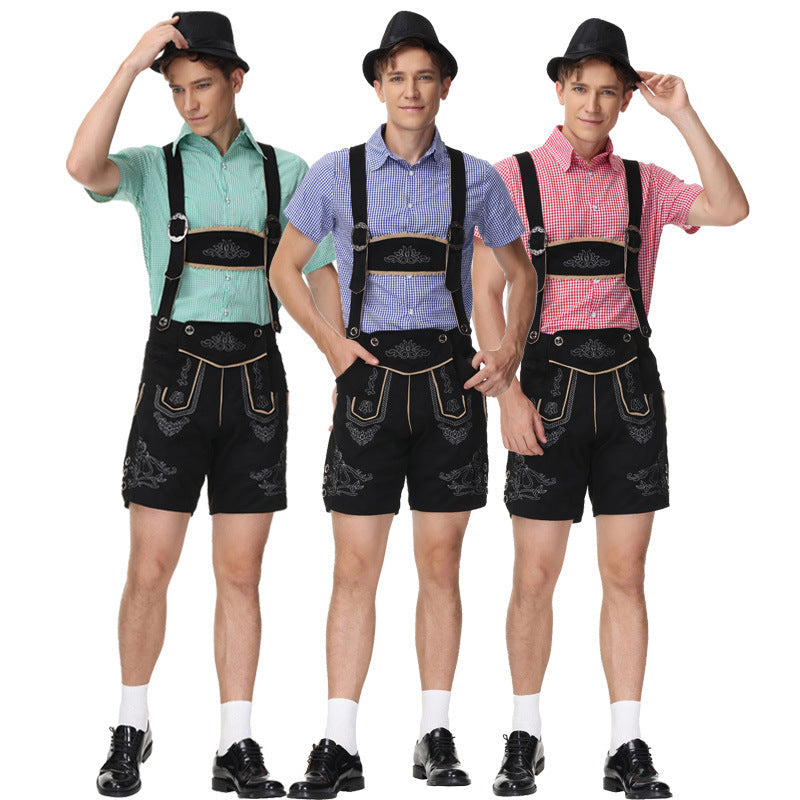Herren Stilvolles Trachten-Outfit mit aufwändigen Stickereien und modernen Akzenten R&B