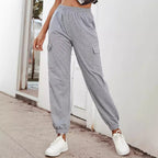Damen Cargo-Hose mit elastischem Bund und praktischen Taschen R&B