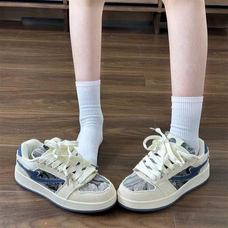 Damen Sportliche Sneakers mit einzigartigem Textil-Obermaterial und komfortabler Dämpfung
