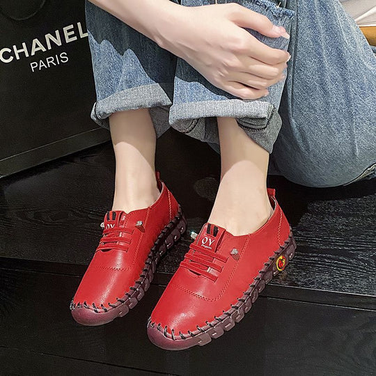 Damen Bequeme und stilvolle Alltagschuhe mit feinem Handstich R&B