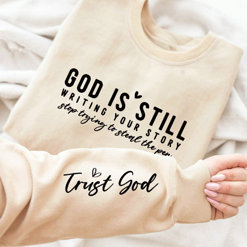 Damen Sweatshirt mit inspirierendem Schriftzug und weichem Material R&B