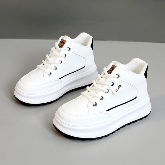 Damen Sportliche High-Top Sneakers mit gepolsterter Sohle und atmungsaktiver Struktur R&B