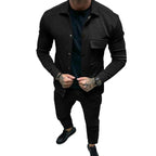 Herren modisches Freizeitanzug mit strukturiertem Design R&B