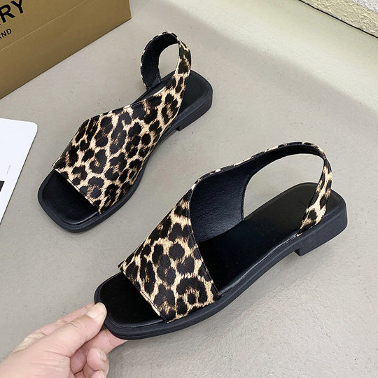 Damen Sandalen mit modischem Denim-Design und komfortablem Fußbett R&B