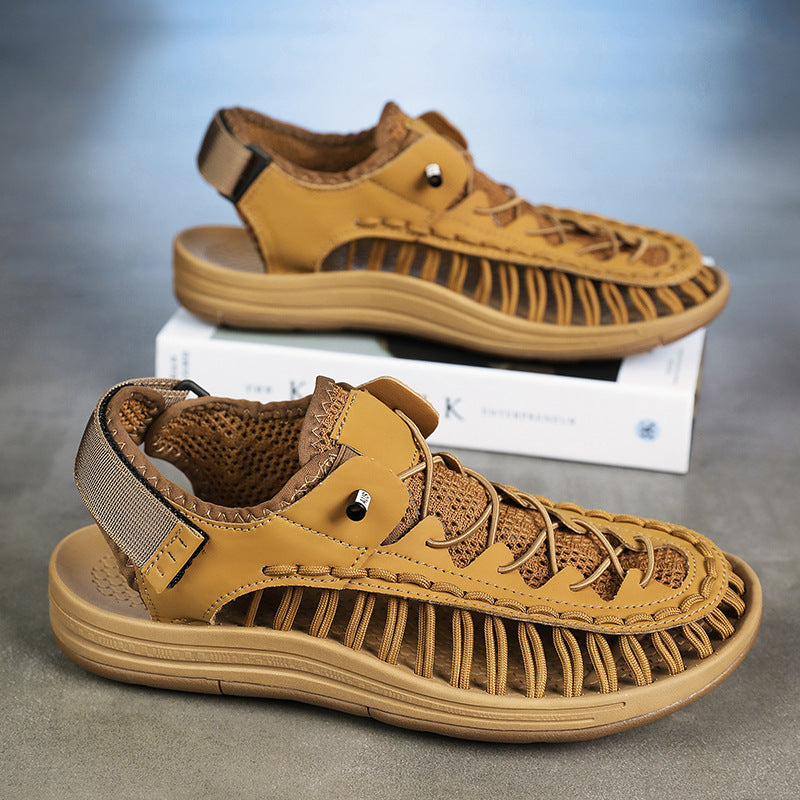 Damen Sportliche Freizeitsandalen mit atmungsaktiver Oberflächenstruktur und rutschfester Sohle R&B