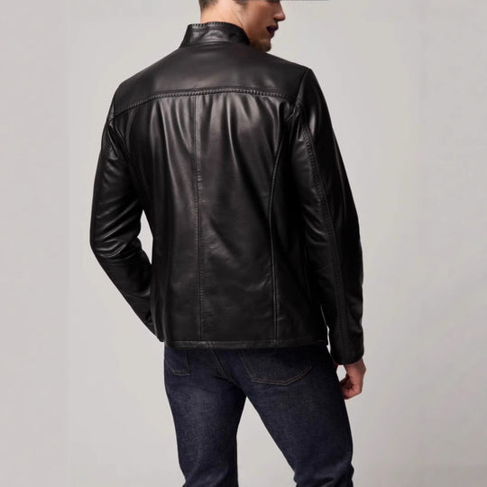 Herren elegante jacke mit sportlichem Reißverschluss R&B