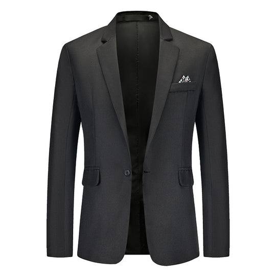 Herren Eleganter Anzugblazer mit feiner Struktur und modernem Schnitt R&B