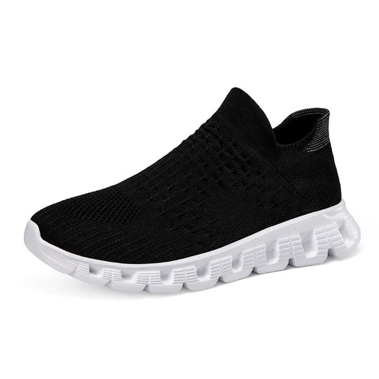 Damen Slip-On Laufschuhe mit atmungsaktivem Obermaterial und flexibler Sohle R&B