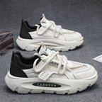 Damen Chunky Sneakers mit atmungsaktiver Mesh-Oberfläche und gepolsterter Sohle R&B