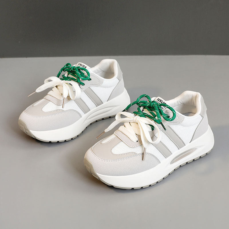Damen Chunky Sneaker mit atmungsaktiver Mesh-Oberfläche und dämpfender Sohle R&B