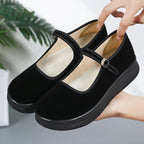 Damen Elegante und bequeme Mary Jane Schuhe mit verstellbarem Riemen