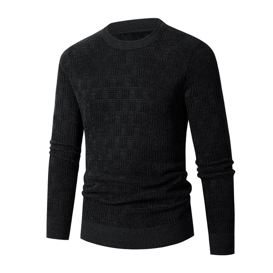 Herren modischer Strickpullover mit einzigartigem Strukturdesign R&B